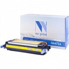 Картридж (Q6472A) yellow совм. NV Print NV-Q6472AY HP LaserJet Color Pro CP1525n/CP1525nw/CM1415fn/C