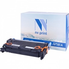 Картридж (Q7581A) cyan совм. NV Print NV-Q7581AC HP LaserJet Color CP3505/3800